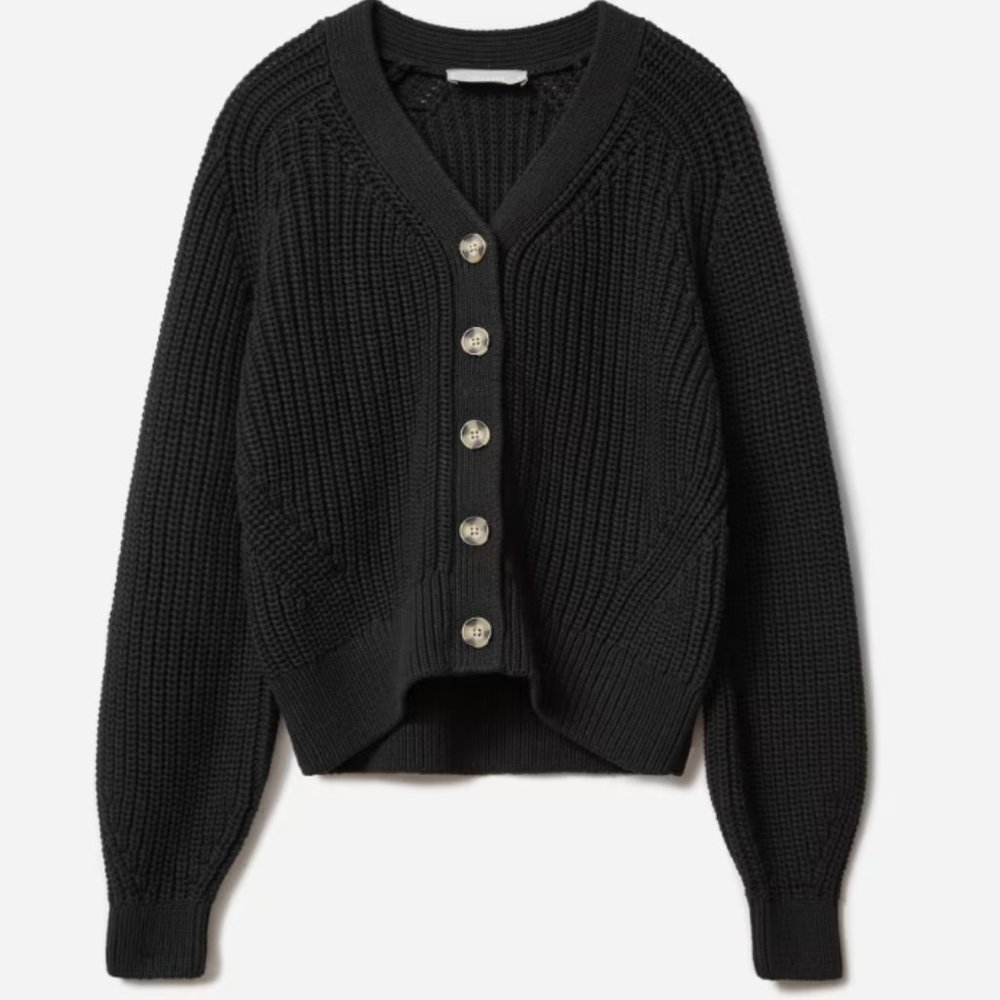Everlane The Texture Cotton Cardigan